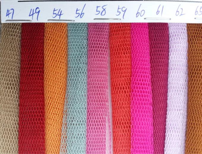 50D dacron 30A White pink blue color hexagonal mesh cloth mosquito netting fabric 2