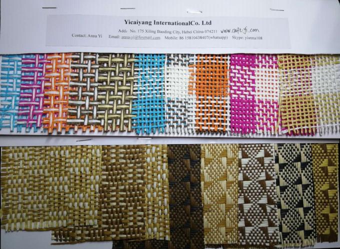 woven paper mesh fabrics natural straw woving cloth textile supplier and manufactor 0