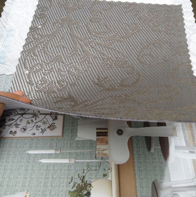 Wallpaper in Textilene fabric material 0