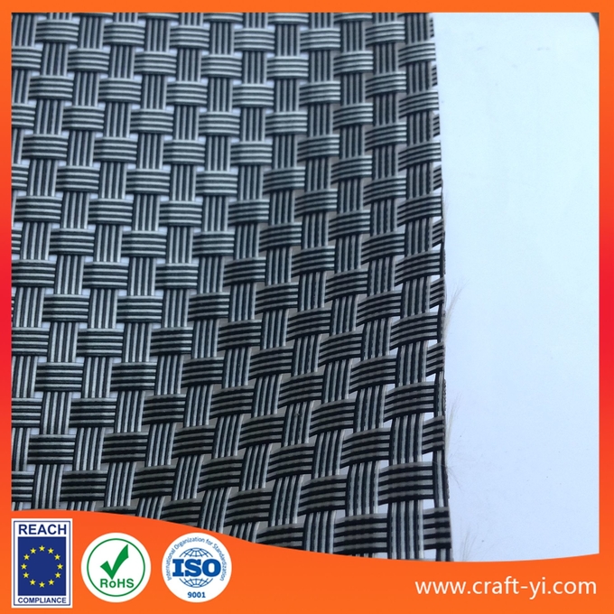 black clean 8X8 Textilene mesh weave fabric for outdoor furniture chair 1