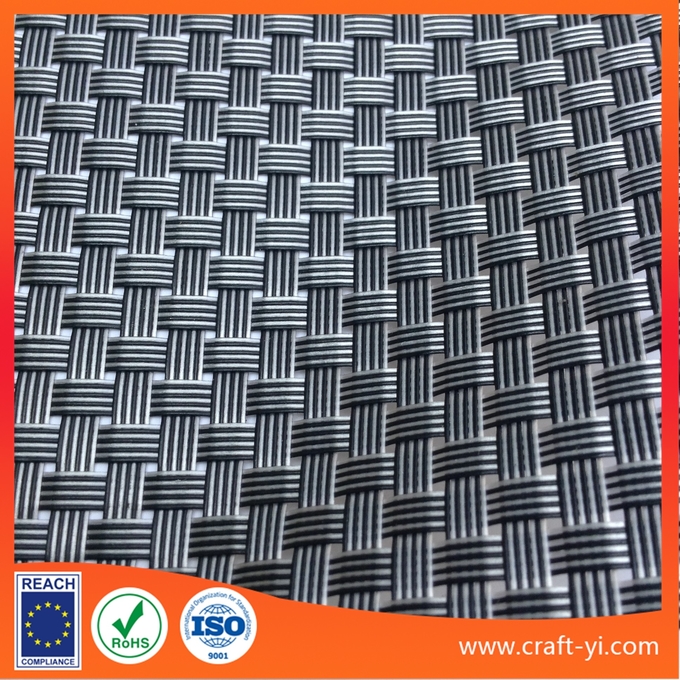 Chequered With Black And White 8x8 Textilene Mesh Weave Fabric Dull Polish Pvc Coated Mesh Fabric 0