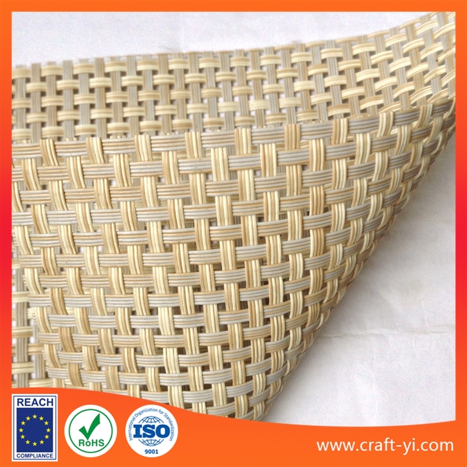light rattan color Textilene mesh fabric for sun lounger outdoor chair fabric 4X4 woven 0