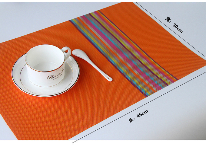 easy clean -placemat heat resistant placemats material in Textilene table mat 0